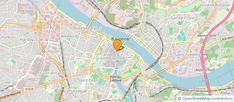 localisation de l'entreprise 64 COMMERCE à BAYONNE