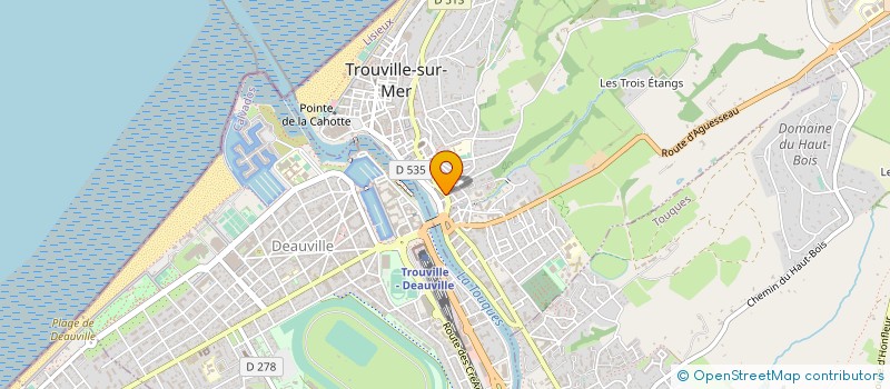 localisation de l'entreprise 64 IMAGES à TROUVILLE-SUR-MER