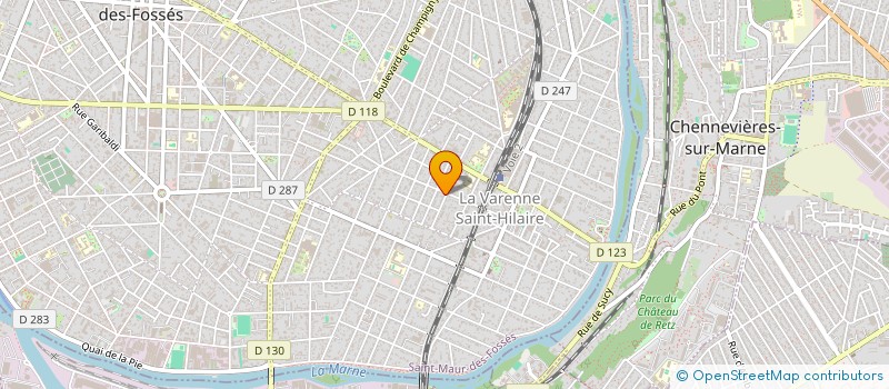 localisation de l'entreprise 64 MARNE RE à SAINT-MAUR-DES-FOSSES