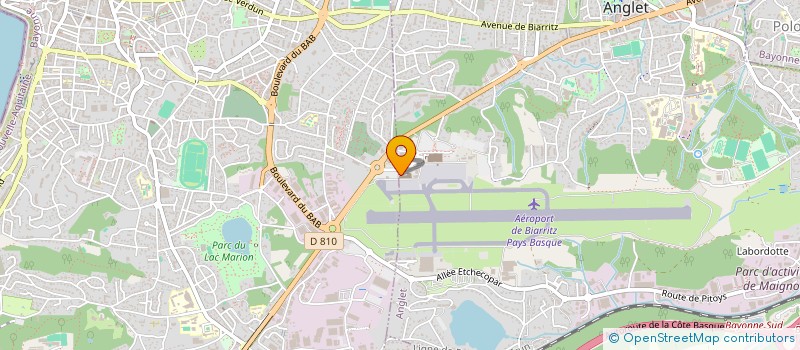 localisation de l'entreprise 64 TELECOM à ANGLET