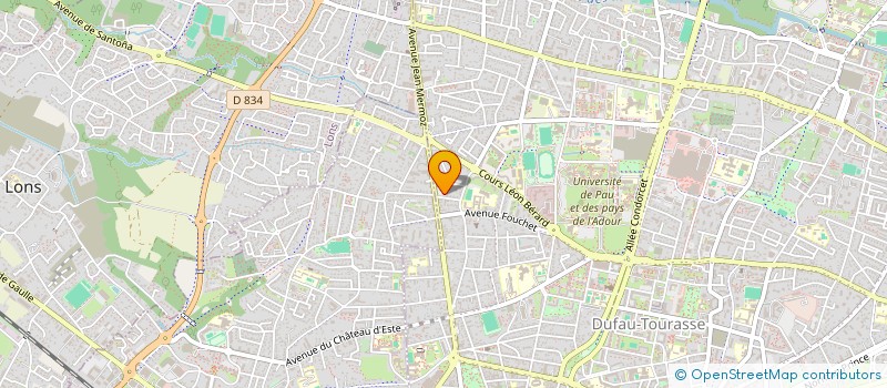 localisation de l'entreprise 64 URSAE MAJORIS à PAU