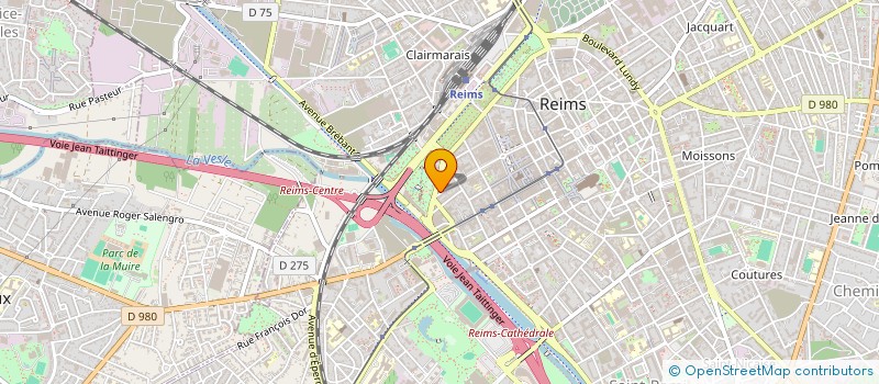 localisation de l'entreprise 64FAUVE  REIMS