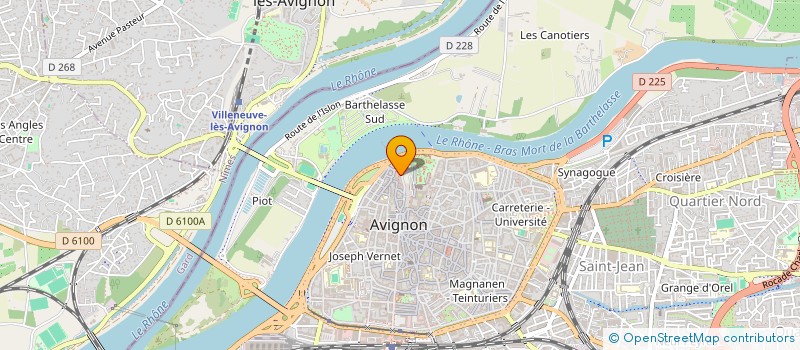 localisation de l'entreprise 65 GRANDE FUSTERIE  AVIGNON