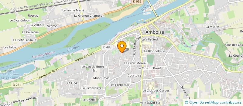 localisation de l'entreprise 65 POINCARE  AMBOISE