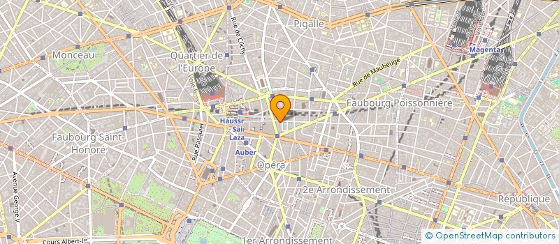 localisation de l'entreprise 65 PROVENCE  PARIS