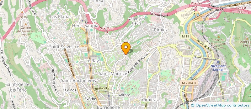 localisation de l'entreprise 66 à NICE