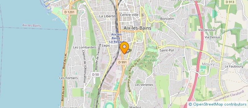 localisation de l'entreprise 66 BATIMENT  AIX-LES-BAINS