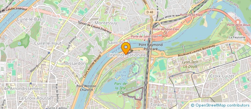 localisation de l'entreprise 66 CITE  LYON