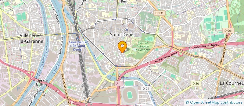 localisation de l'entreprise 66 RUE DE L'EVANGILE PARIS 18 à SAINT-DENIS