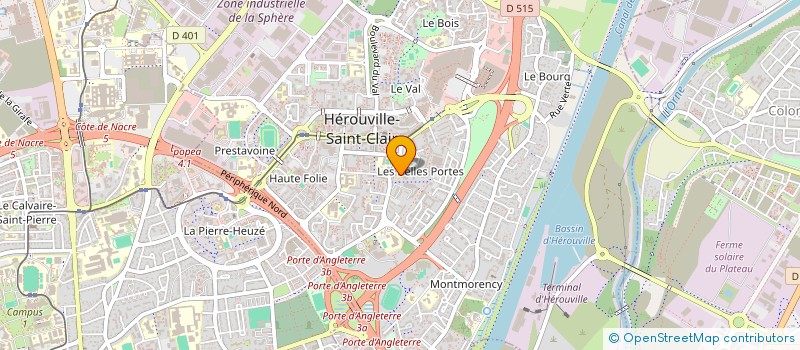 localisation de l'entreprise 666 à HEROUVILLE SAINT CLAIR