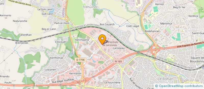 localisation de l'entreprise 67 à VANNES