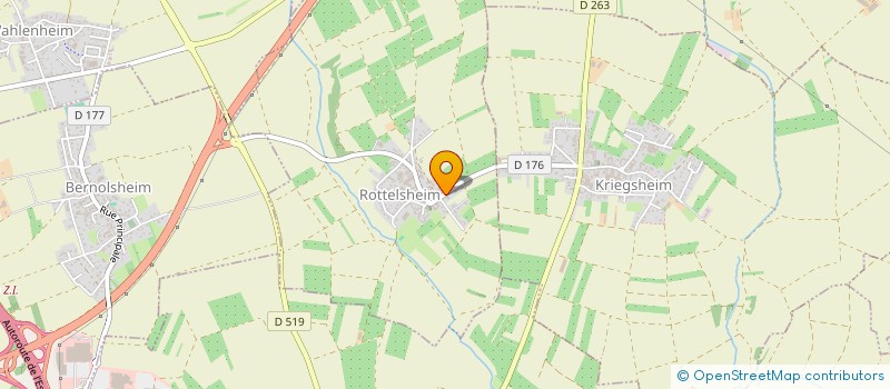 localisation de l'entreprise 67 AGRISERVICES  ROTTELSHEIM