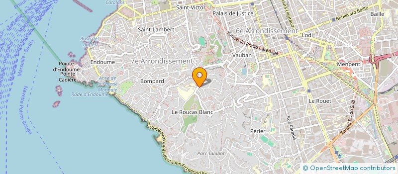 localisation de l'entreprise 67' SEATTLE à MARSEILLE