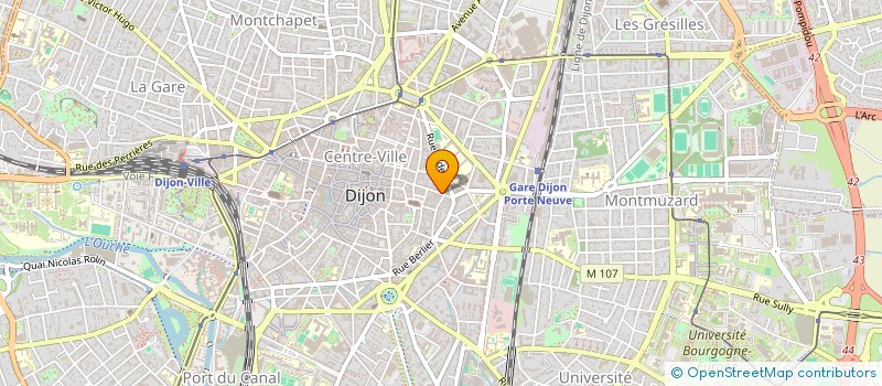 localisation de l'entreprise 67J  DIJON