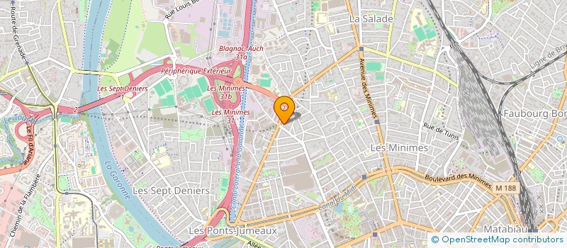 localisation de l'entreprise 68 B SNC à TOULOUSE