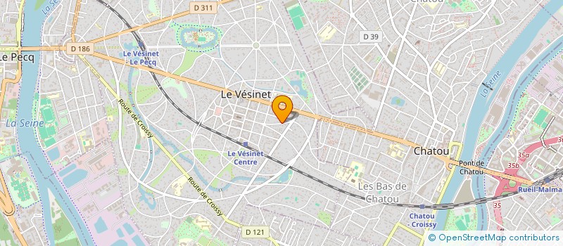 localisation de l'entreprise 68 BD SEBASTOPOL  LE VESINET