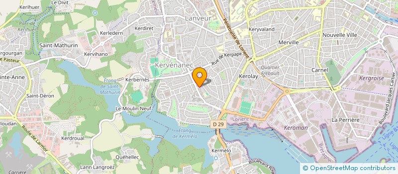 localisation de l'entreprise 68 K  LORIENT