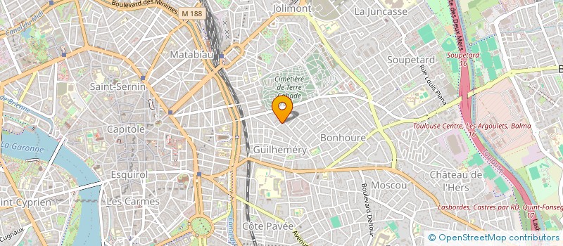 localisation de l'entreprise 68 RC JEAN JAURES à TOULOUSE