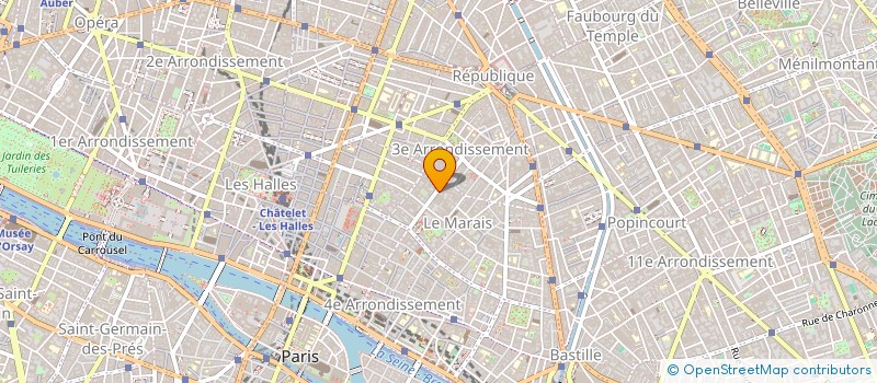 localisation de l'entreprise 68 RUE DES ARCHIVES  PARIS