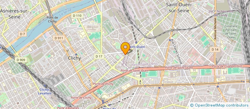 localisation de l'entreprise 68 SAM 2002 à CLICHY