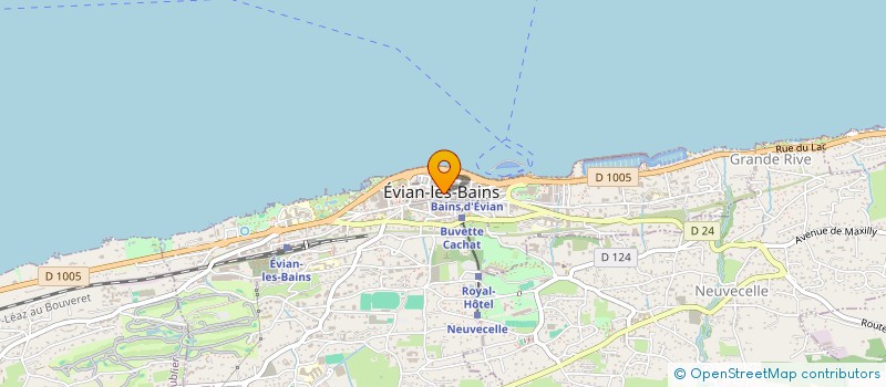 localisation de l'entreprise 69-13 à EVIAN-LES-BAINS
