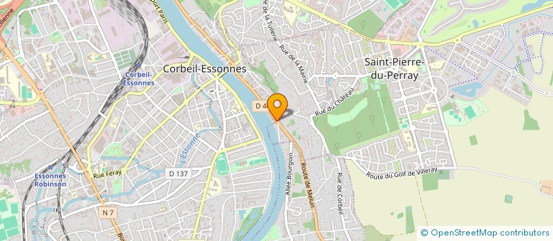 localisation de l'entreprise 69 RIQUIEZ DE SEINE à CORBEIL-ESSONNES