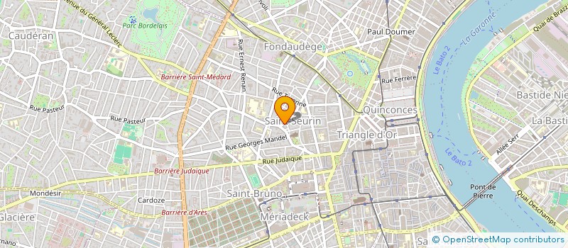 localisation de l'entreprise 69 RUE JUDAIQUE  BORDEAUX