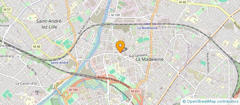 localisation de l'entreprise 69 SAINT JEAN à LA MADELEINE