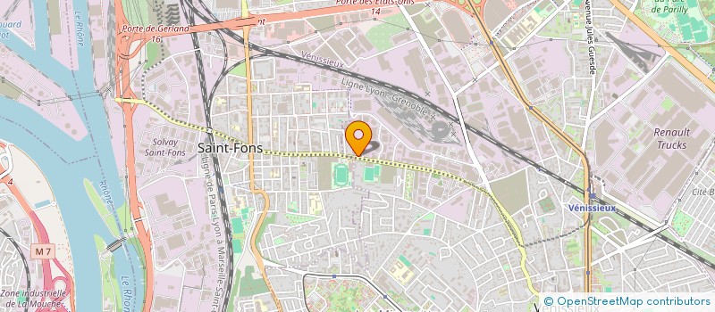 localisation de l'entreprise 69 SECOURS  VENISSIEUX