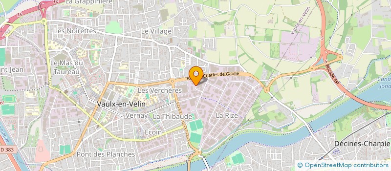 localisation de l'entreprise 69 TRAVAUX à VAULX-EN-VELIN