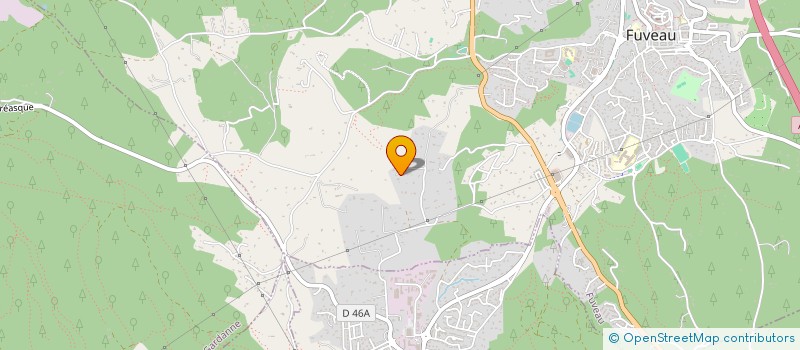 localisation de l'entreprise 6A  FUVEAU