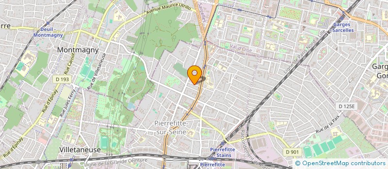 localisation de l'entreprise 6B IMMOBILIER  PIERREFITTE-SUR-SEINE