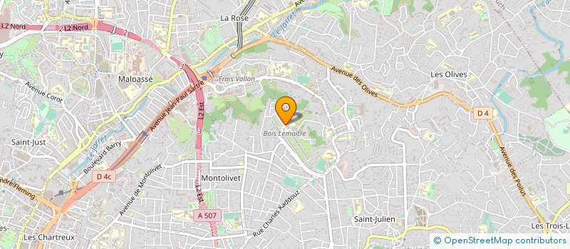 localisation de l'entreprise 6BER' PROVENCE INFORMATIQUE à MARSEILLE