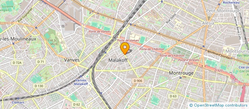 localisation de l'entreprise 6BKM à MALAKOFF