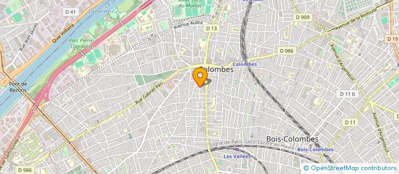 localisation de l'entreprise 6C PAR EMMANUELLE HALIOUA à COLOMBES