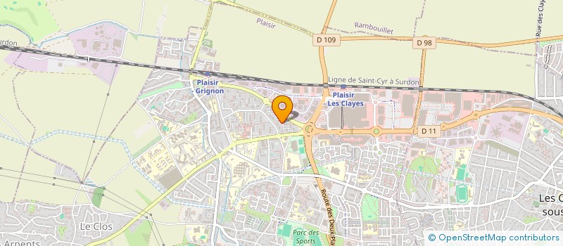 localisation de l'entreprise 6CIMMO  PLAISIR