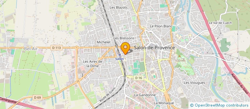 localisation de l'entreprise 6CO MANAGEMENT  SALON-DE-PROVENCE