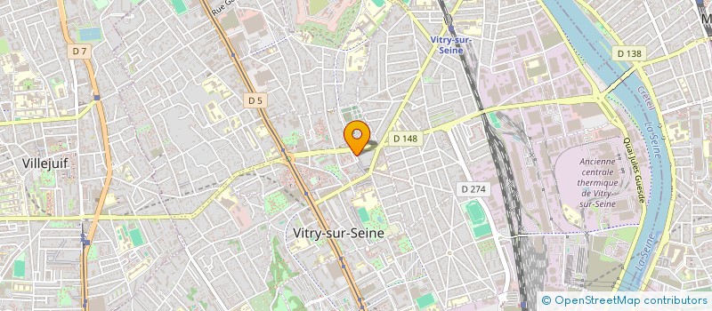 localisation de l'entreprise 6D POWER à VITRY-SUR-SEINE