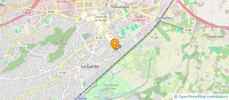 localisation de l'entreprise 6E SENS COMPAGNIE à LA FARLEDE