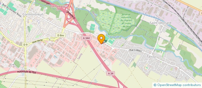 localisation de l'entreprise 6EXPRESS  TAISSY