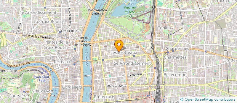 localisation de l'entreprise 6F IMMO  LYON