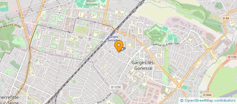 localisation de l'entreprise 6F1P INVEST à GARGES-LES-GONESSE