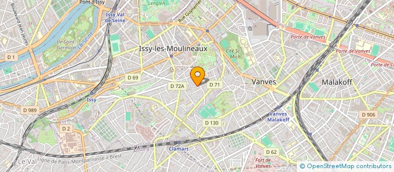 localisation de l'entreprise 6JG à ISSY-LES-MOULINEAUX