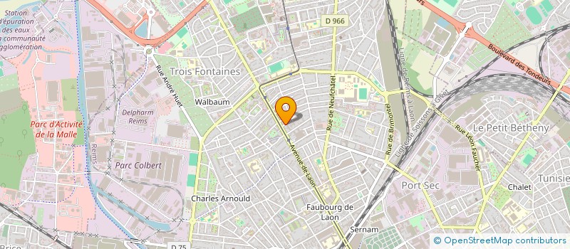 localisation de l'entreprise 6NETIC DEVELOPPEMENT  REIMS