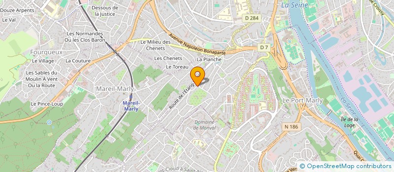 localisation de l'entreprise 6PM  LE PECQ