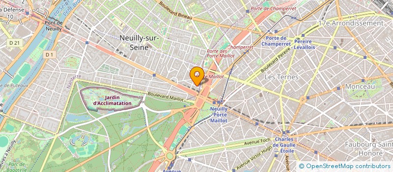 localisation de l'entreprise 6RM à NEUILLY-SUR-SEINE