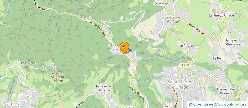 localisation de l'entreprise 6S  SAINT MARTIN D'URIAGE