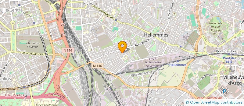 localisation de l'entreprise 6T ART II PRO à LILLE
