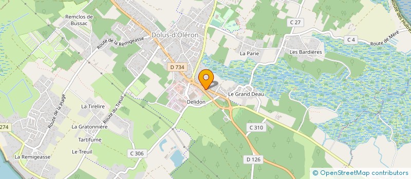 localisation de l'entreprise 6TEM' INFORMATIQUE  DOLUS-D'OLERON