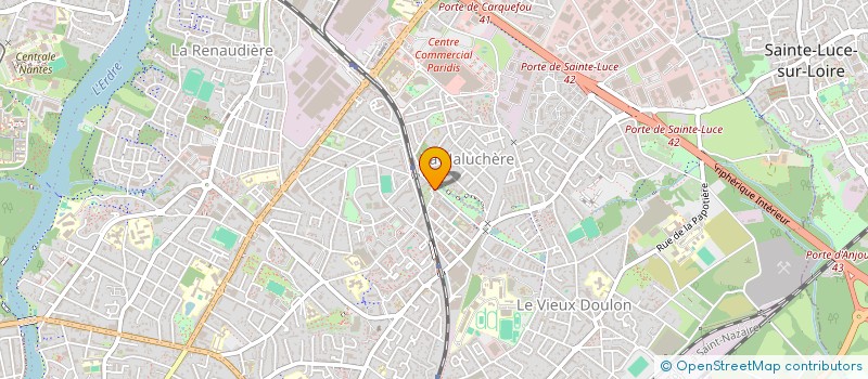 localisation de l'entreprise 6TEMATIC à NANTES